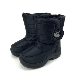 Snow Boots - Kids Size 8 Black Unisex Waterproof